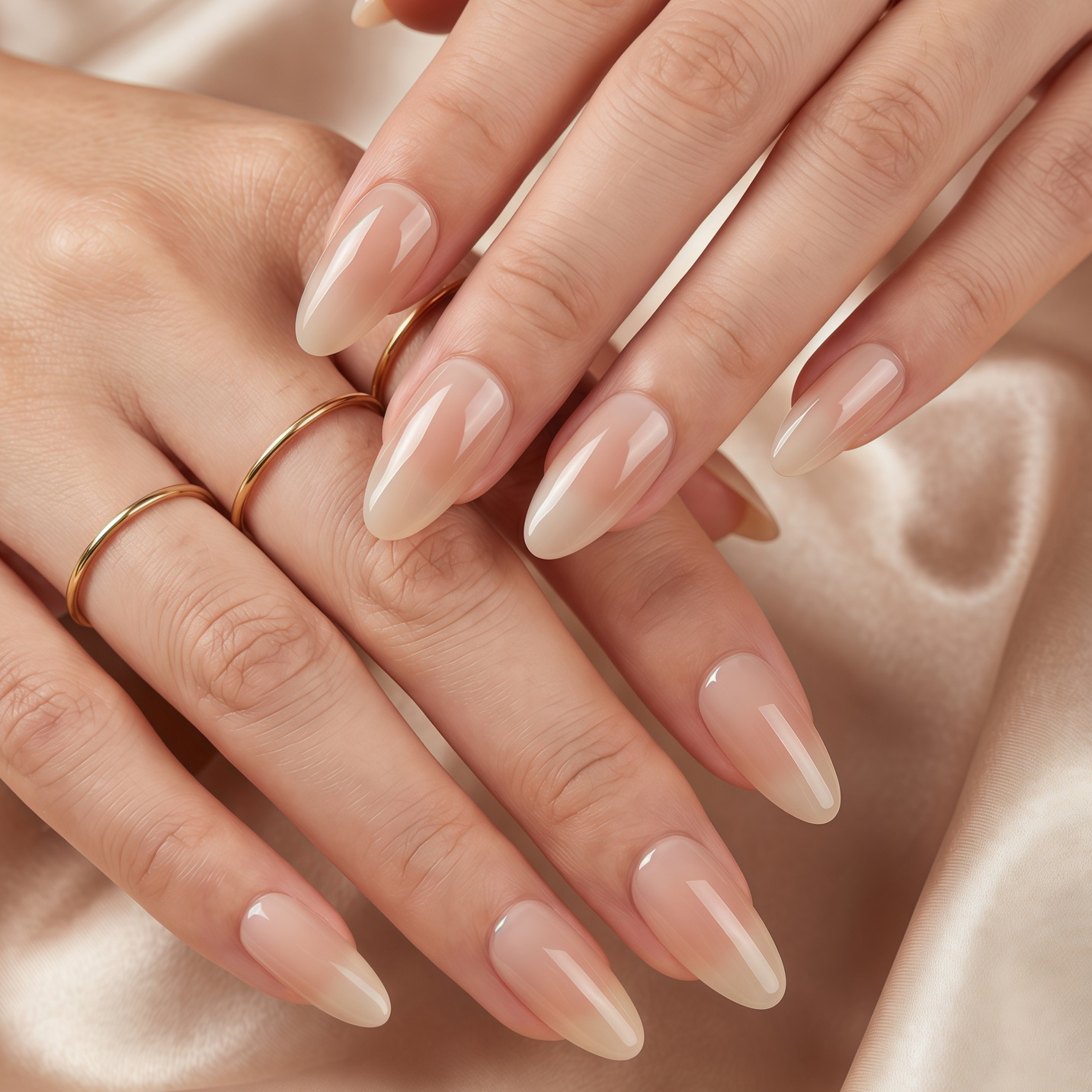 Nail Art Elegant - Bestselling Nude Press-On Nails, Pink Skin