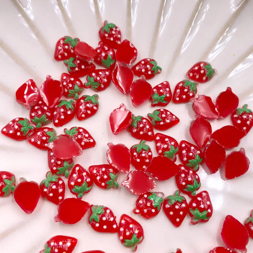 Nail Art Xmas - 60Pcs Glitter Resin Colorful Mini 3D
