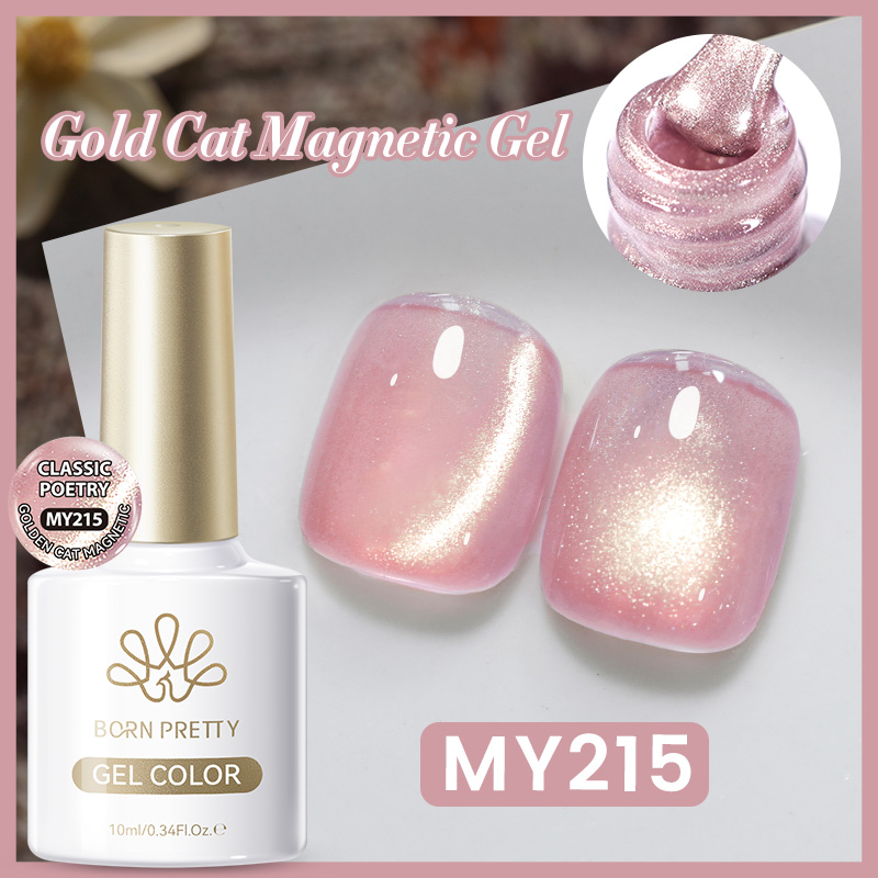BORN PRETTY 10ml Pink Gold Cat - Nail Art Xmas recension och pris