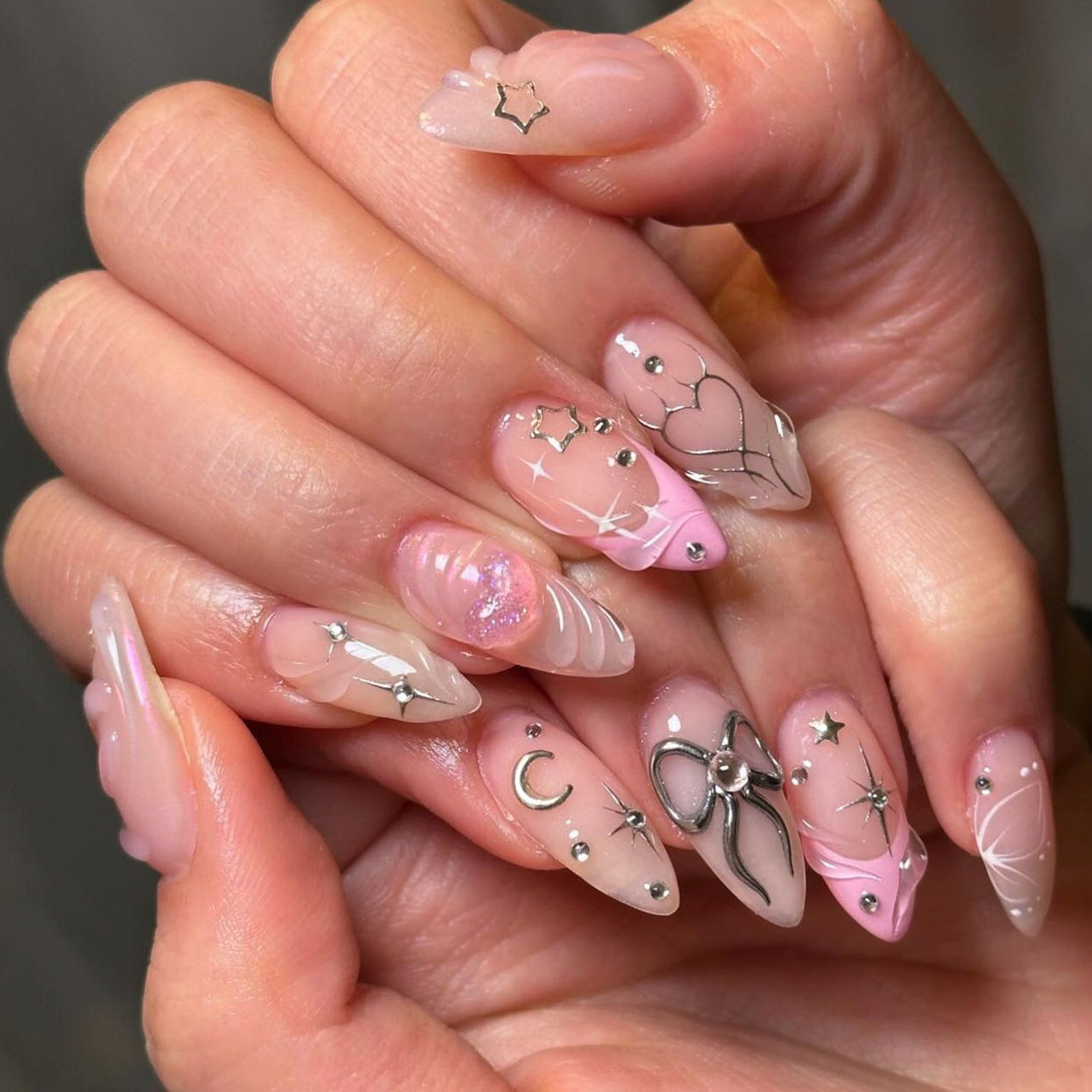 24pcs Bow False Nails Sets Pre - Nail Art Valentine recension och pris