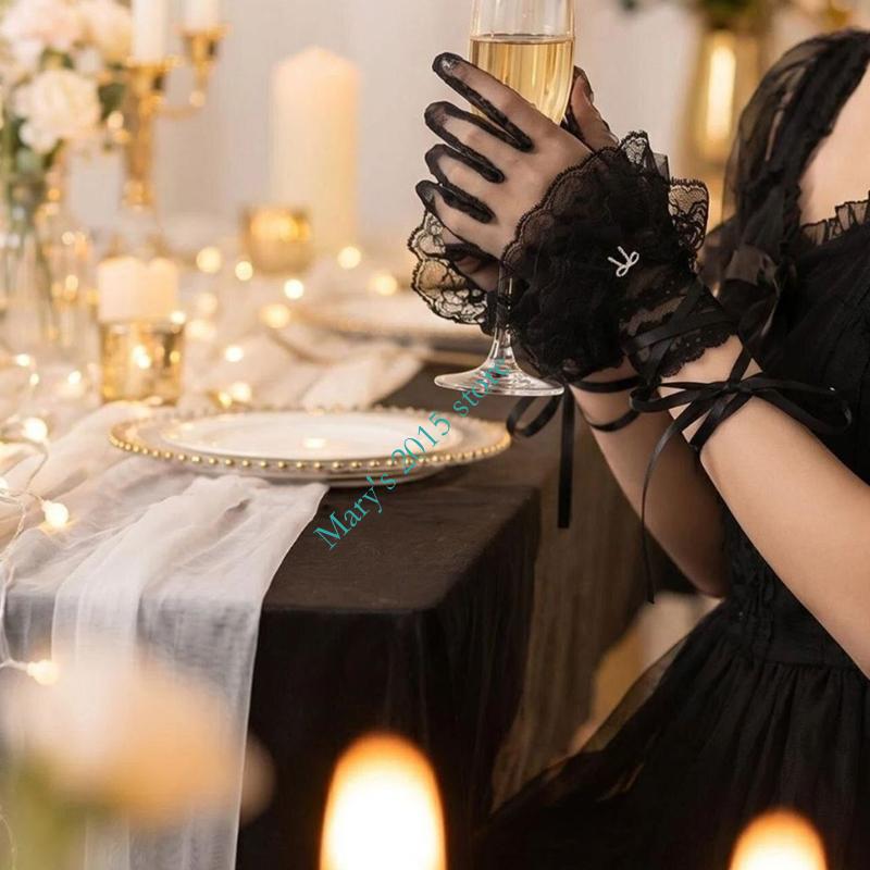Elegant Lace Sleeves Wristband - Nail Art Elegant recension och pris