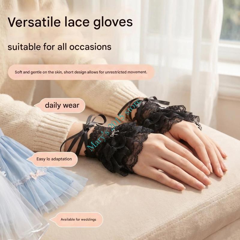 Elegant Lace Sleeves Wristband - Nail Art Elegant recension och pris