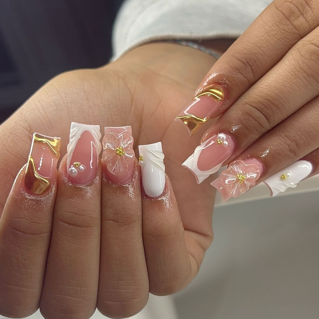 24pcs Wearable Square Press on - Nail Art Gliter recension och pris