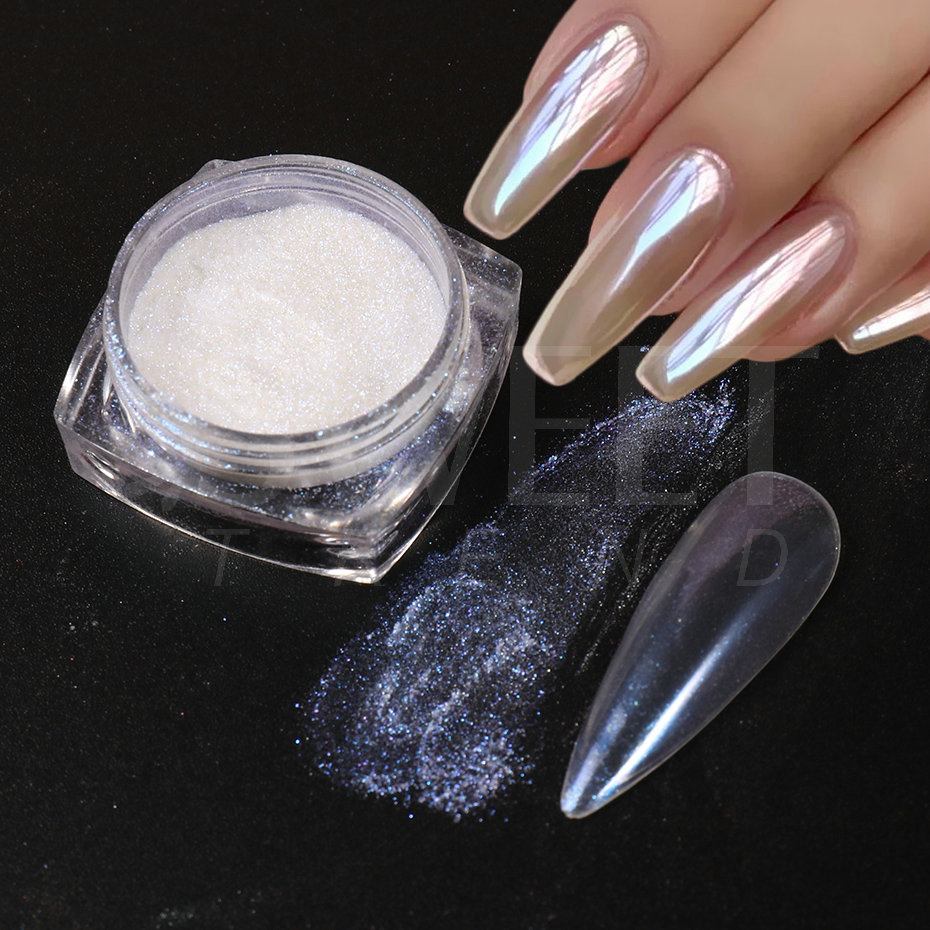 White Pearl Mirror Moonlight N - Dip Powder Nail recension och pris