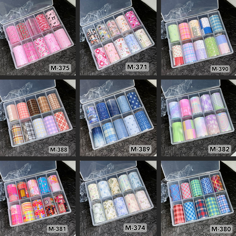 10 Rolls New Design Fresh Nail - Nail Art Xmas recension och pris