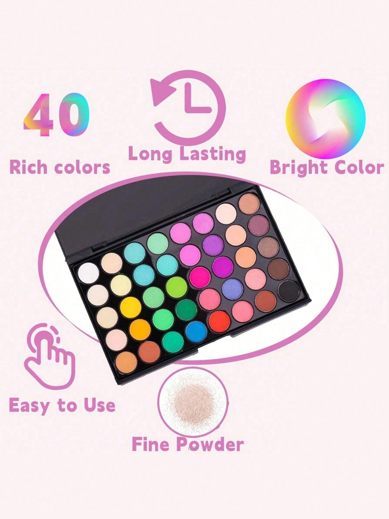Nail Art Pigment Powder Palett - Dip Powder Nail recension och pris