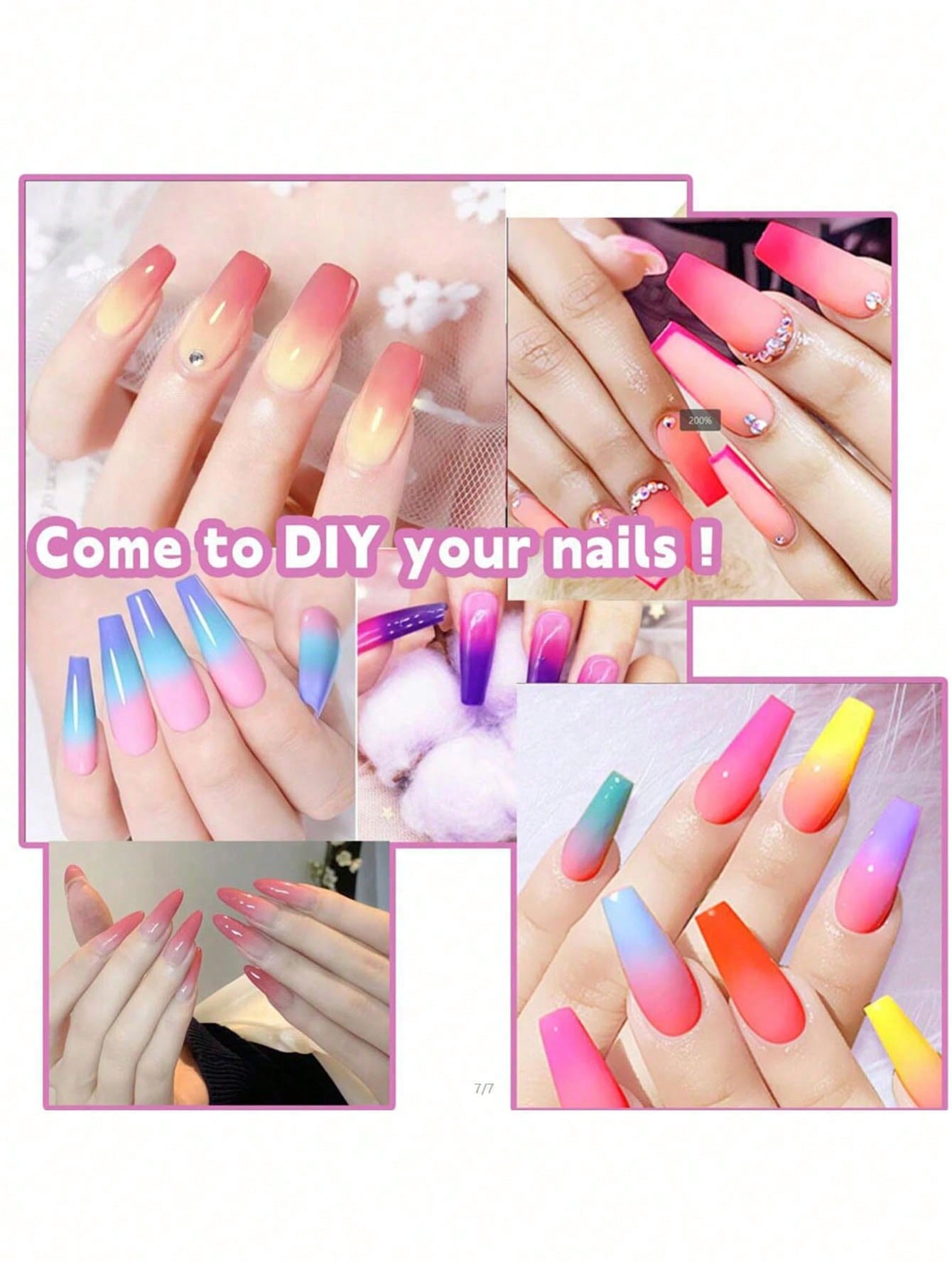 Nail Art Pigment Powder Palett - Dip Powder Nail recension och pris