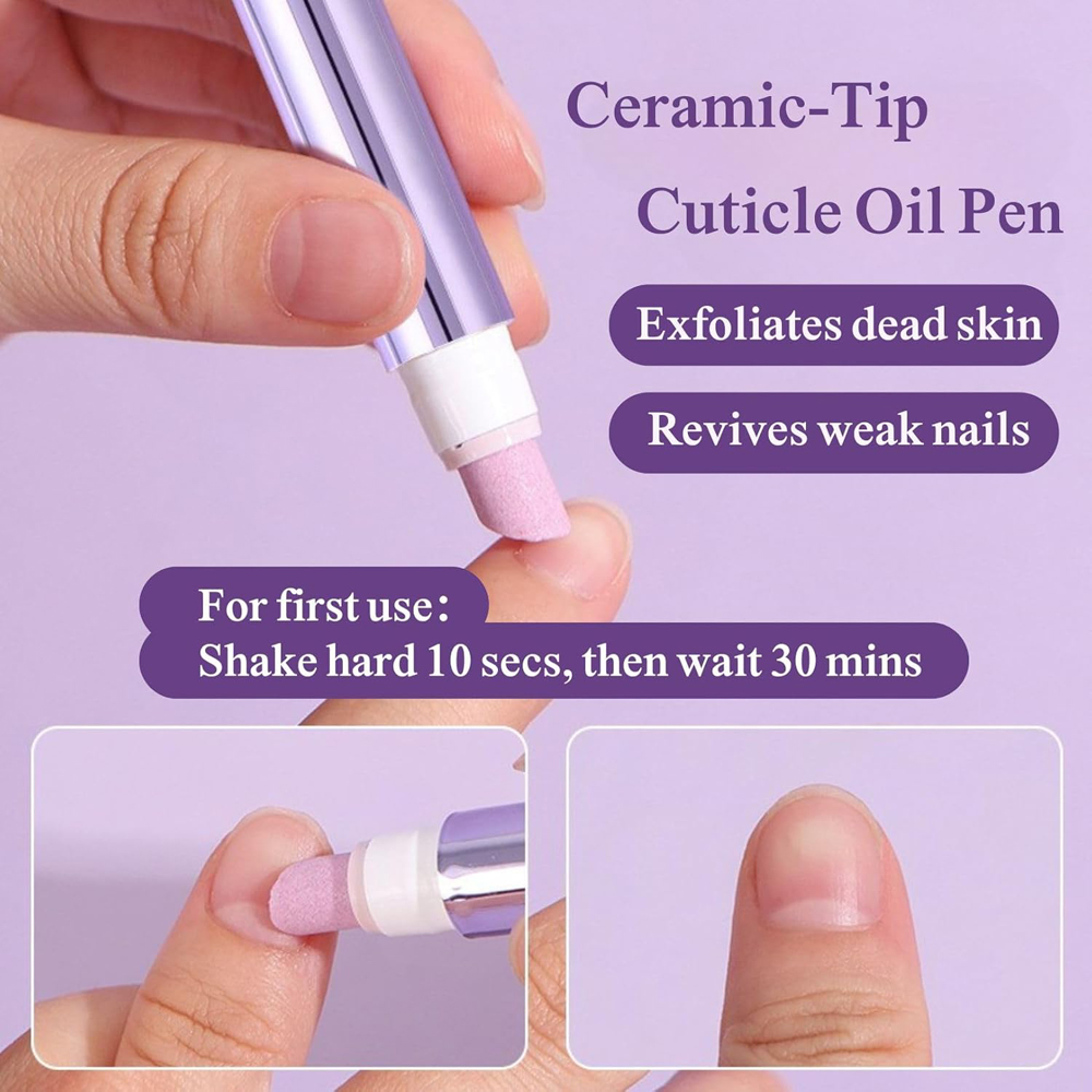 3Pcs 3-In-1 Nail Care Essentic - Cuticle Oil Pen recension och pris