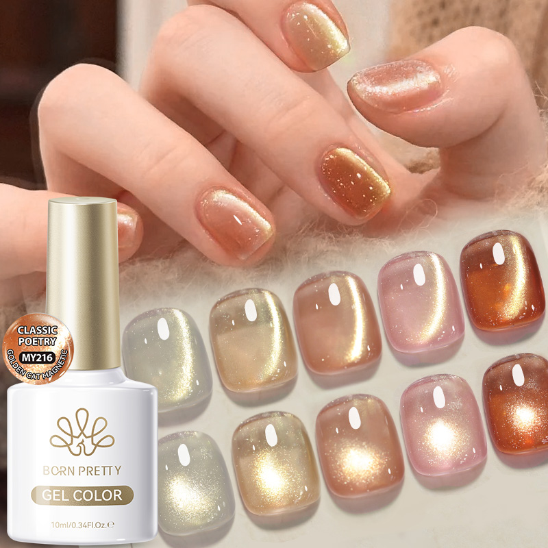 BORN PRETTY 10ml Pink Gold Cat - Nail Art Xmas recension och pris