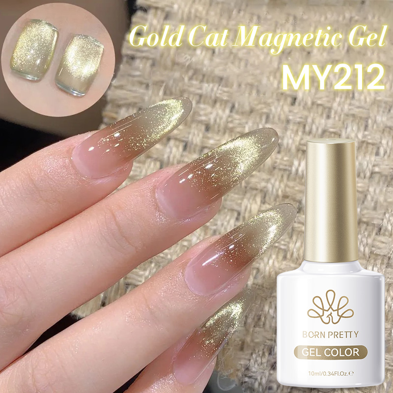 BORN PRETTY 10ml Pink Gold Cat - Nail Art Xmas recension och pris
