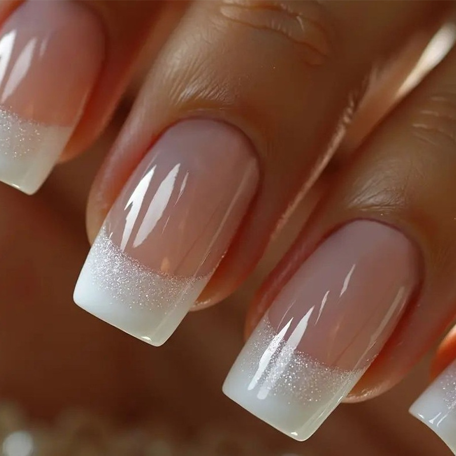 24pcs/set Medium Square fake n - Nail Art Gliter recension och pris