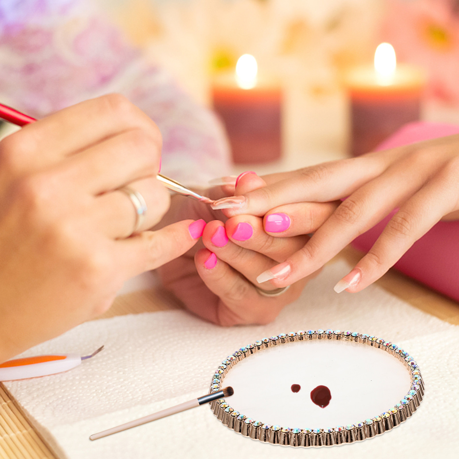Vintage Pearl Nail Art Display - Nail Art Elegant recension och pris