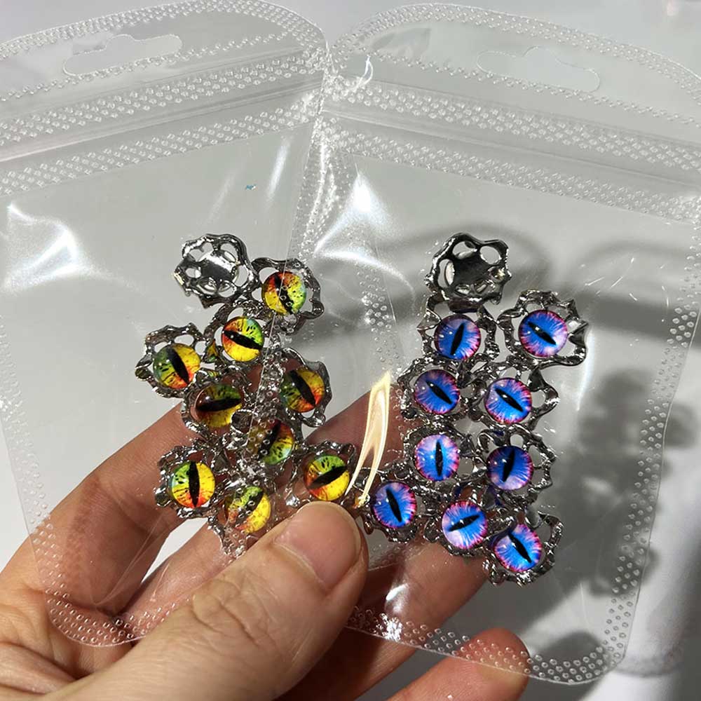 Aolly Y2K Devil Eye Nail Charm - Nail Art Xmas recension och pris