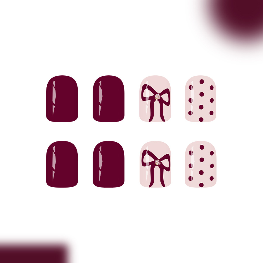 Short Square Press On Nails Gl - Nail Art Gliter recension och pris