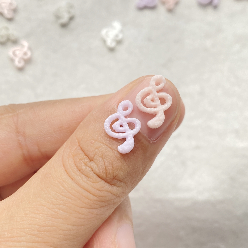 50pcs Mix Resin Mini Pink Musi - Nail Art Xmas recension och pris