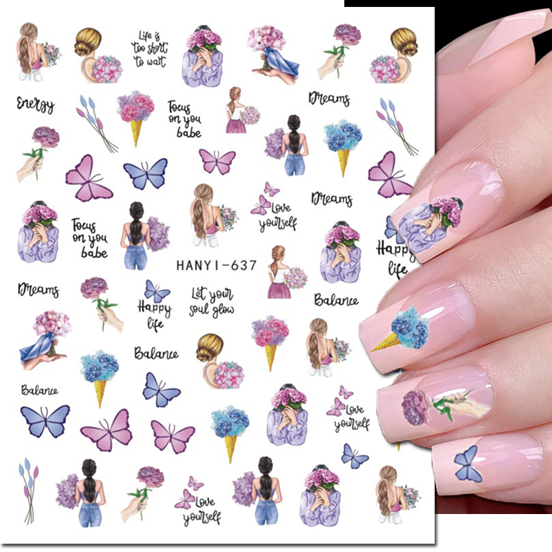 3d Nail Art Decals Valentine G - Nail Art Valentine recension och pris