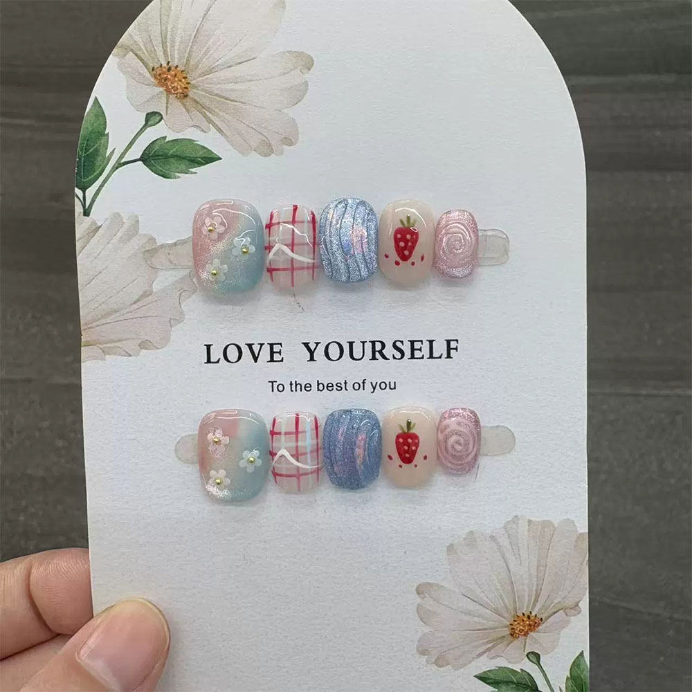 Gentle Elegant Hand Drawn Flow - Nail Art Elegant recension och pris