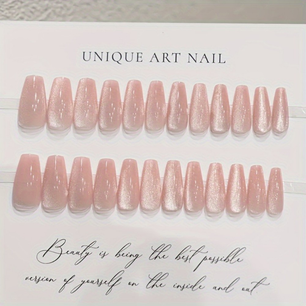 24pcs Sparkling Pink Glitter C - Nail Art Gliter recension och pris
