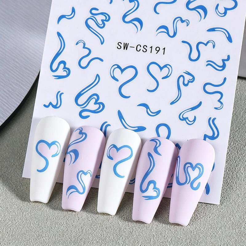 2Sheets Sweet Nail Art Sticker - Nail Art Valentine recension och pris