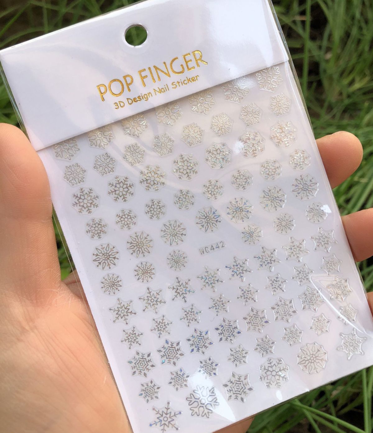 Holographics Silver Snowflakes - Nail Art Xmas recension och pris