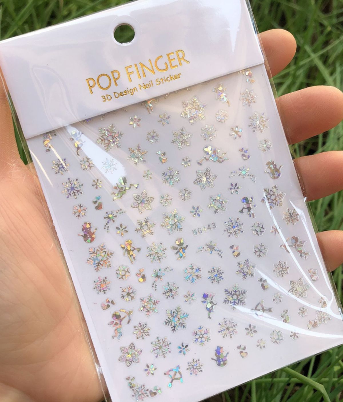 Holographics Silver Snowflakes - Nail Art Xmas recension och pris