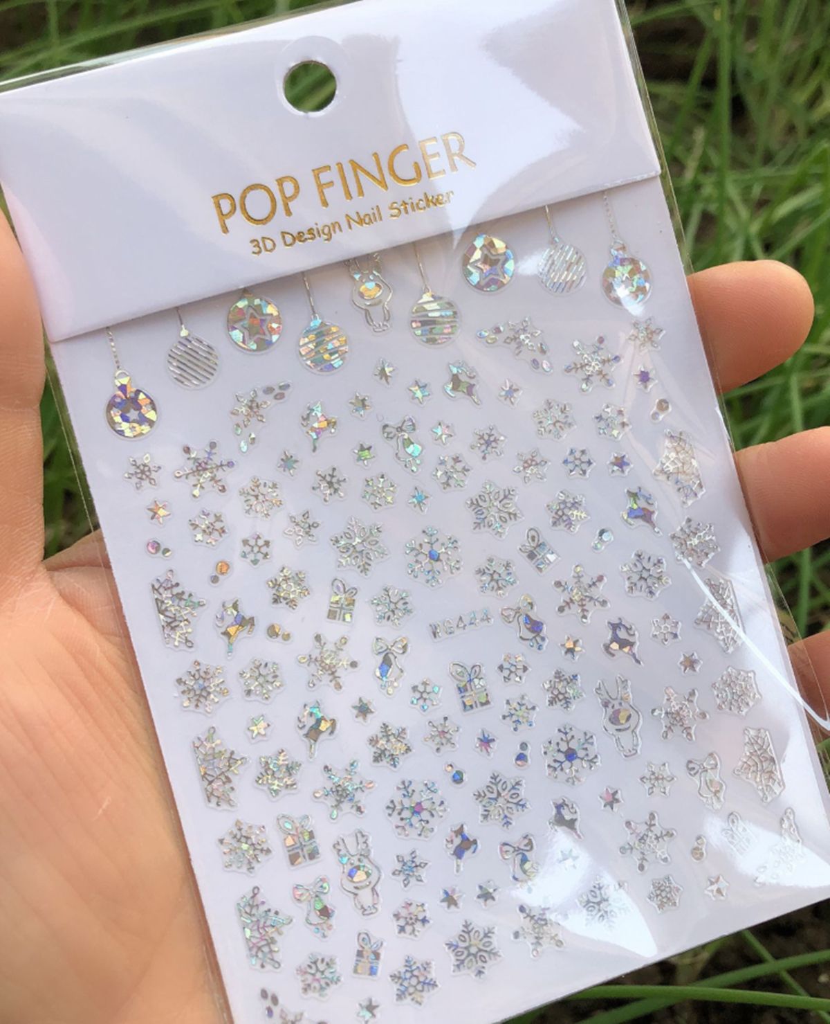 Holographics Silver Snowflakes - Nail Art Xmas recension och pris
