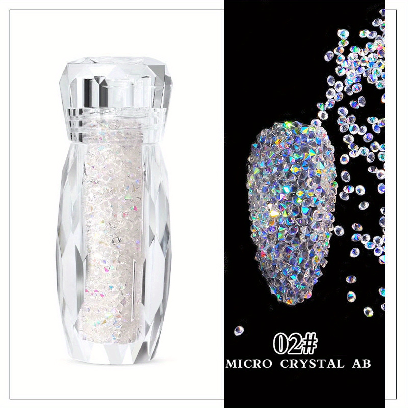 Glitter Caviar Nails Rhineston - Nail Art Xmas recension och pris