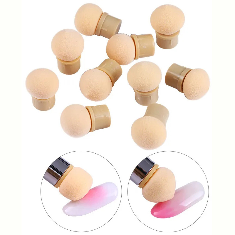 Round Sharp Head Sponge Heads  - Dip Powder Nail recension och pris