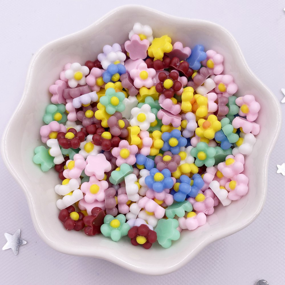 100Pcs 8mm Resin 3D Colorful K - Nail Art Xmas recension och pris