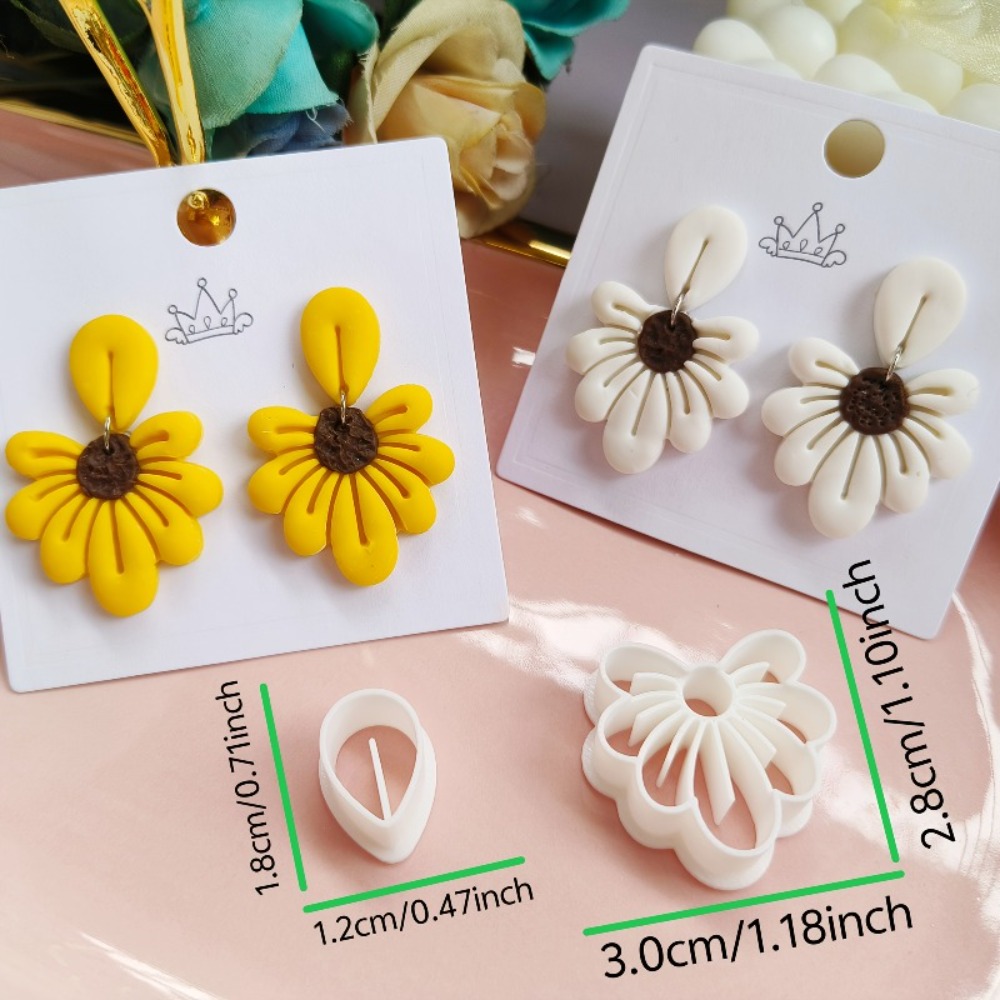 2Pcs Elegant Flower-Shaped Pol - Nail Art Elegant recension och pris