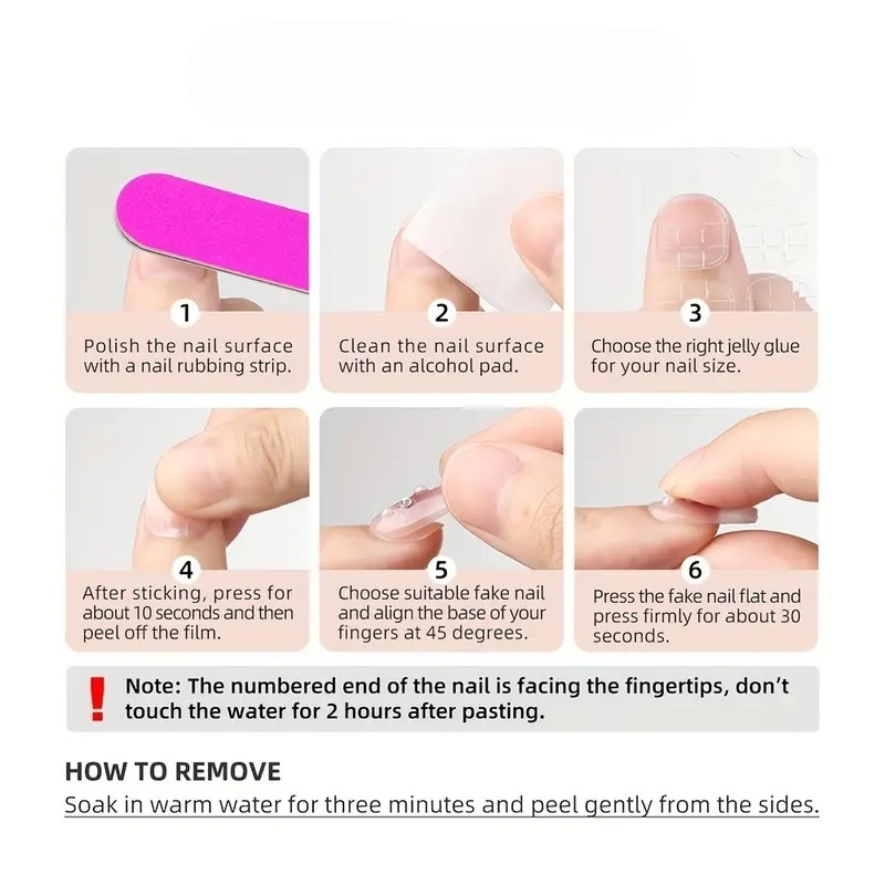 10pcs Pure Hand Pressed Short  - Nail Art Gliter recension och pris