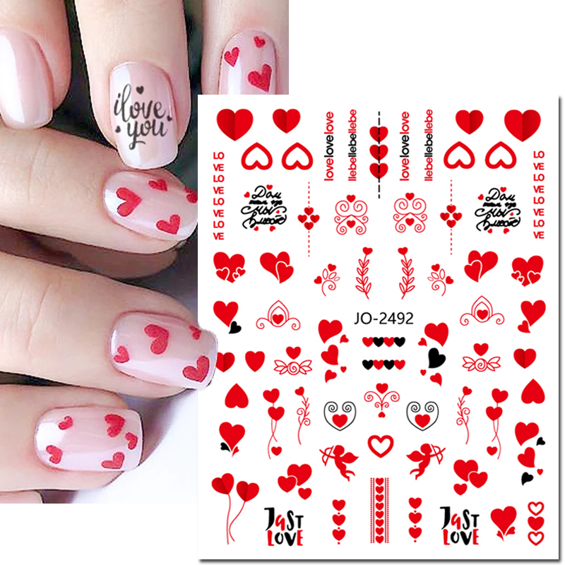3d Nail Art Decals Geometric L - Nail Art Valentine recension och pris