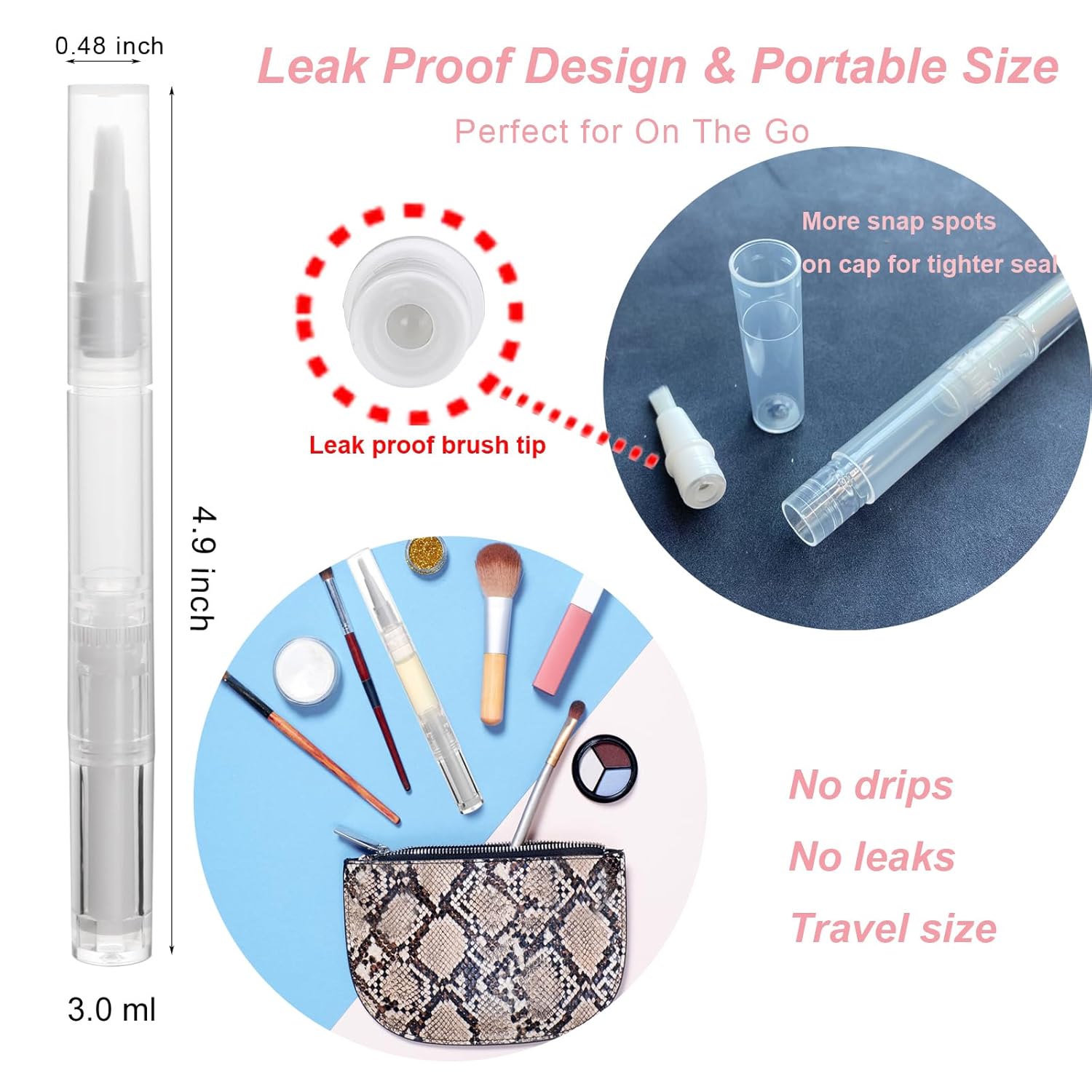 12 Pcs 3ml Empty Cuticle Oil P - Cuticle Oil Pen recension och pris
